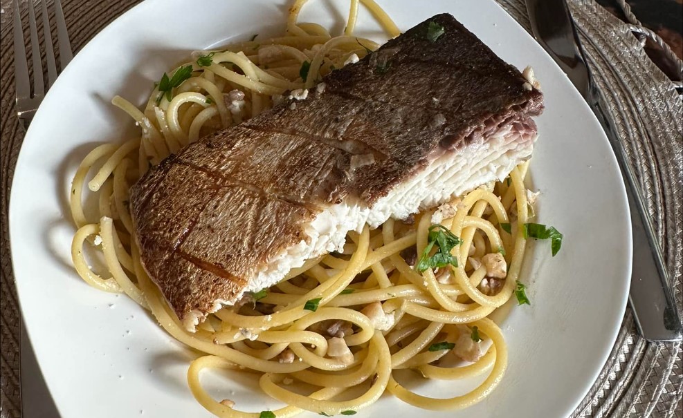 Pesce Coda Gialla e Pasta